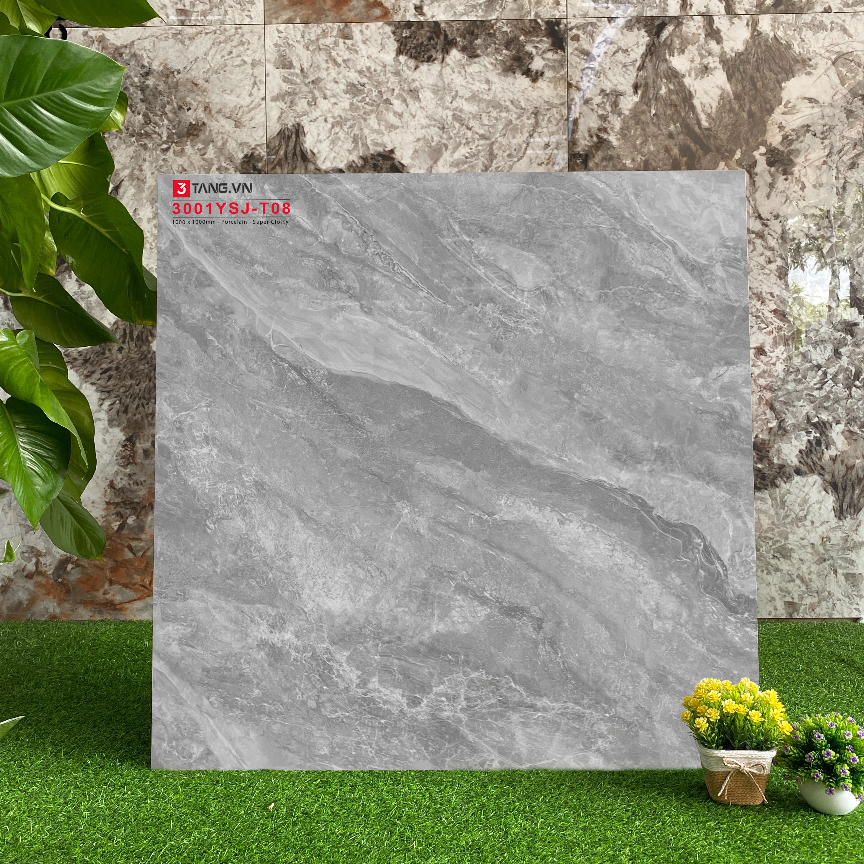 3001YSJ-T08 Gạch Vân Đá Nhập Khẩu 1000x1000