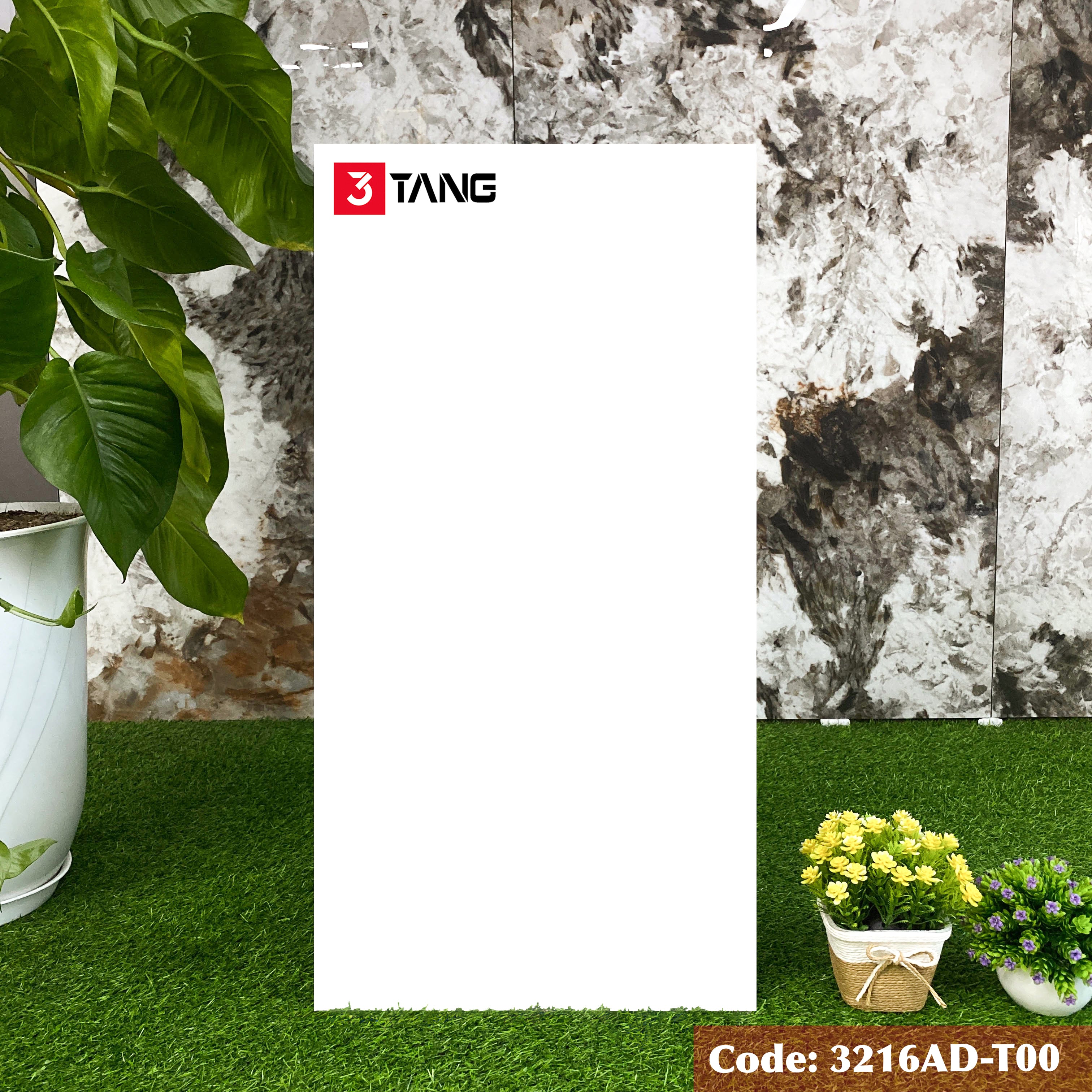 3216AD-T00 Gạch Trắng Bóng Cao Cấp 600x1200