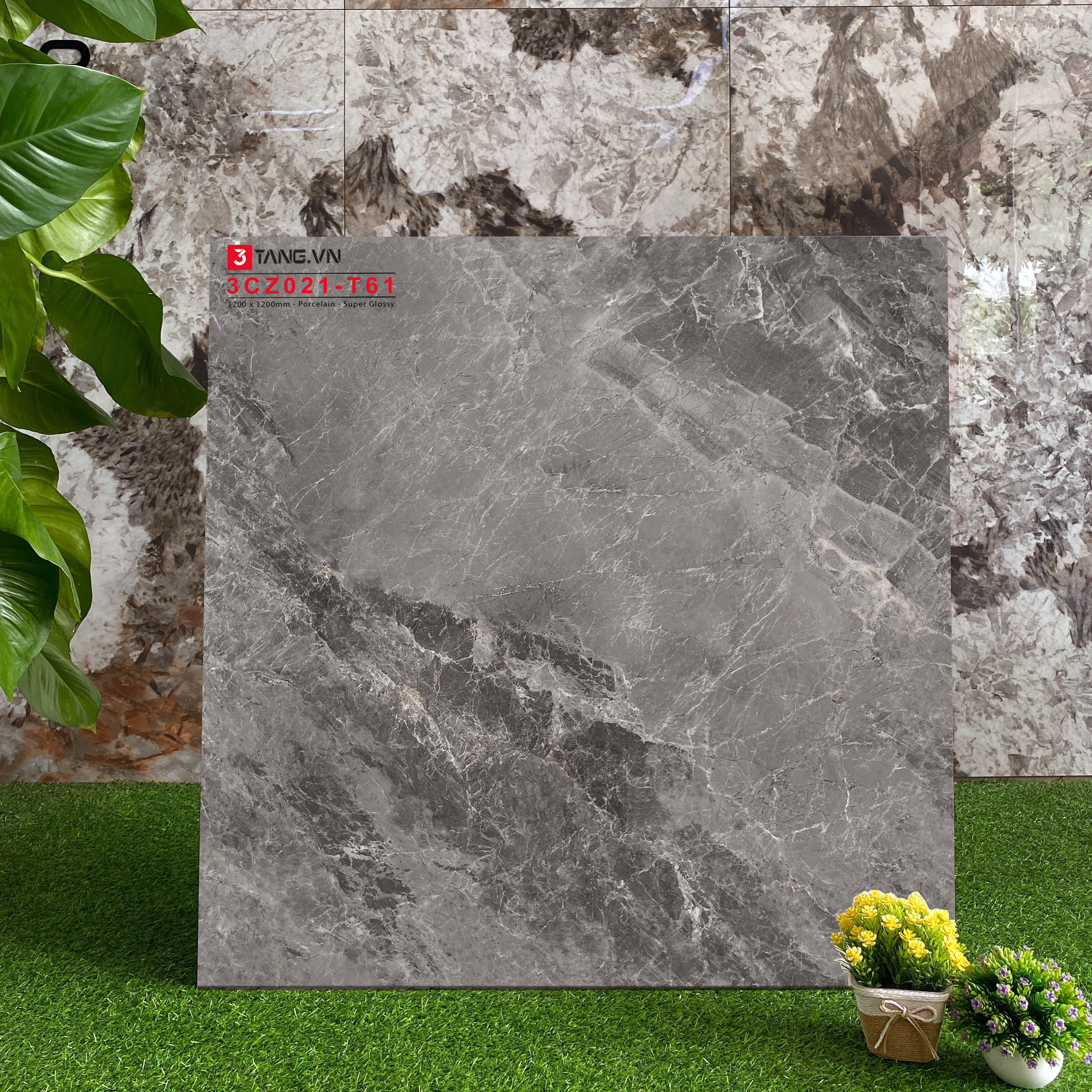 3CZ021-T61 Gạch Vân Đá Nhập Khẩu 1200x1200