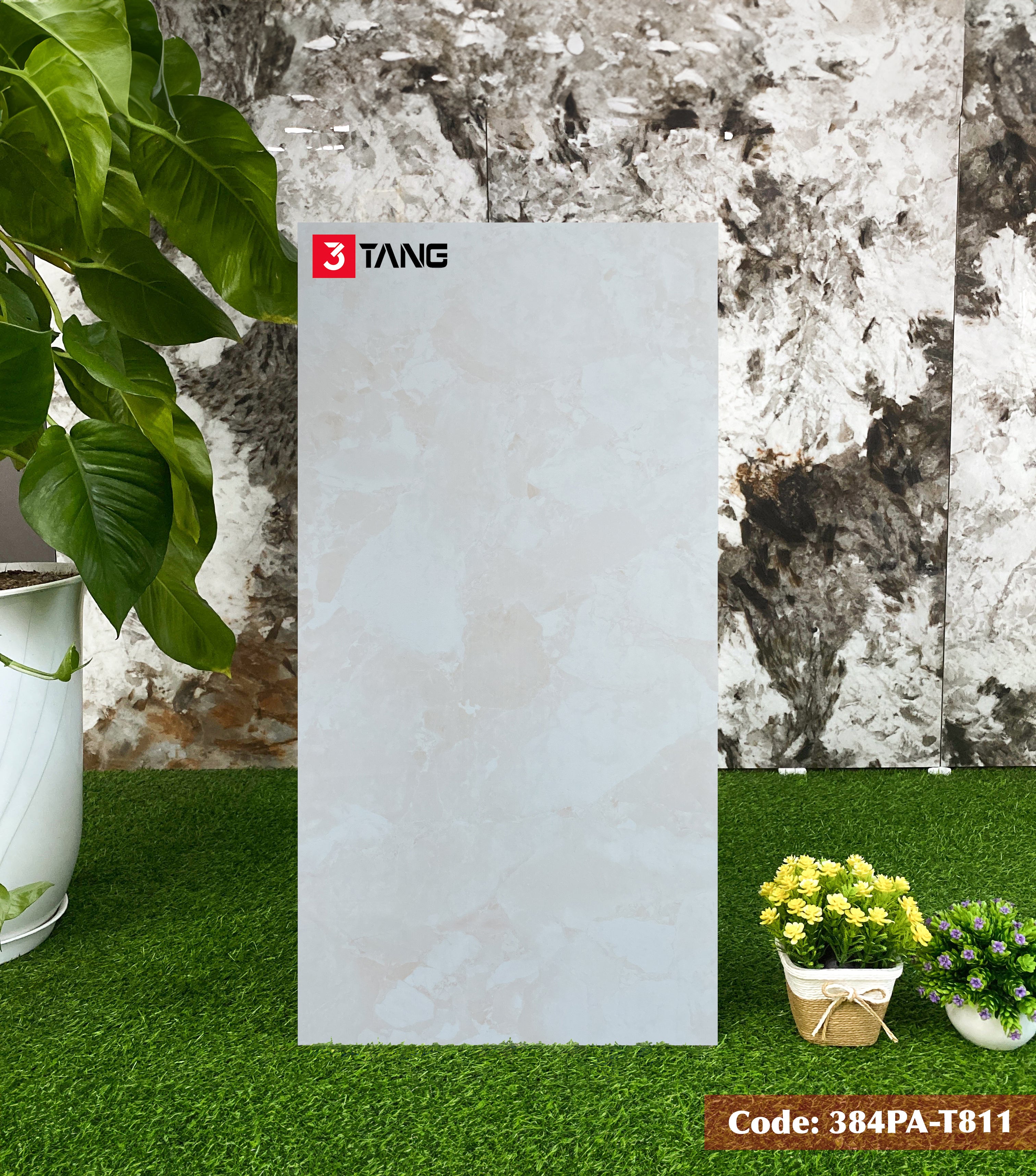 384PA-T811 Gạch Vân Mây Cao Cấp 400x800