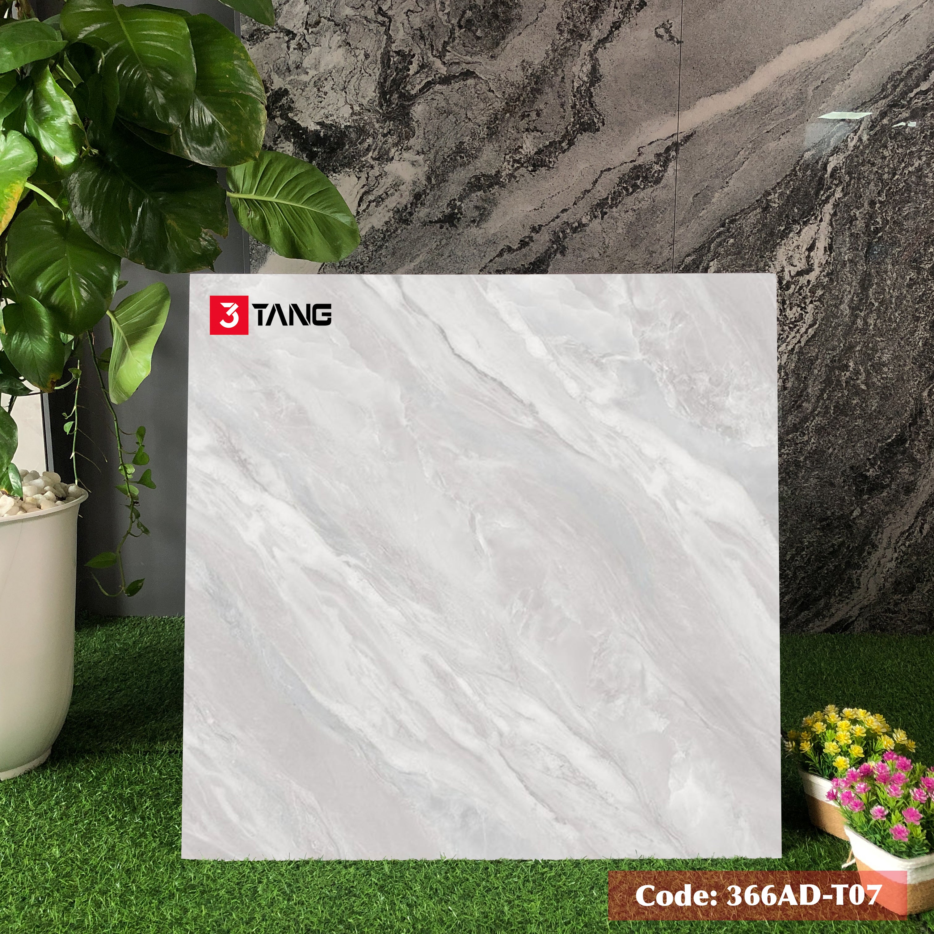 366AD-T07 Gạch Vân Mây Cao Cấp 600x600