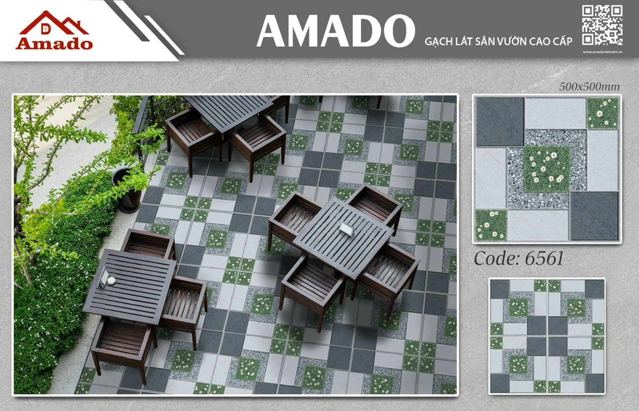 Gạch Sân Vườn AMADO 500x500