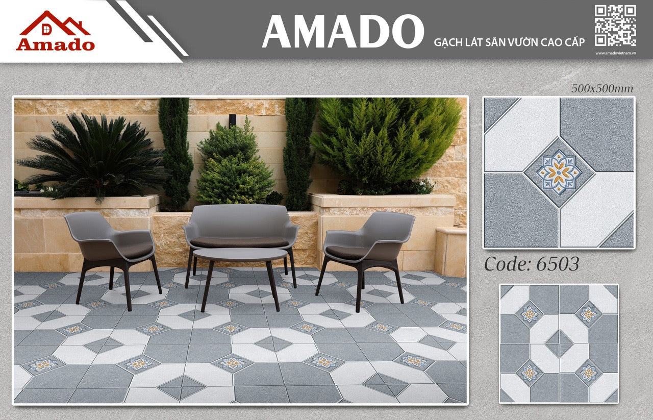 Gạch Sân Vườn AMADO 500x500