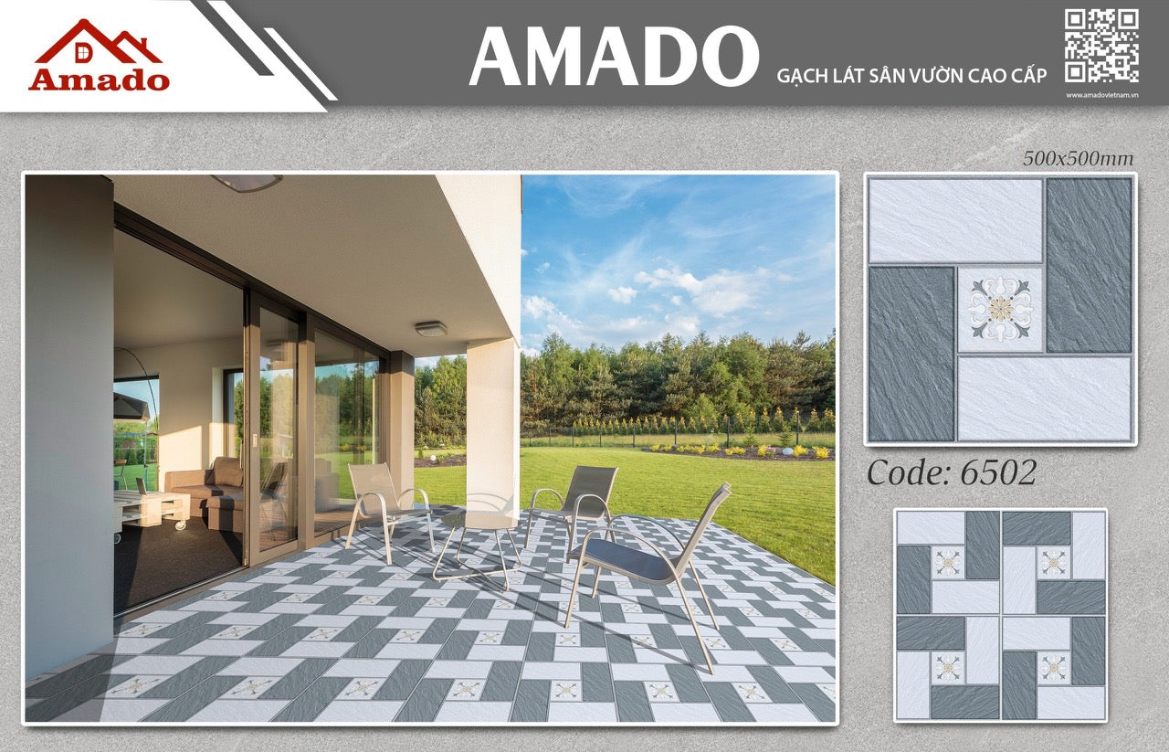 Gạch Sân Vườn AMADO 500x500